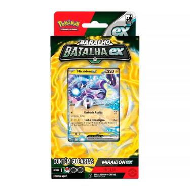Imagem de Deck de Batalha Ex Estampas Ilustradas Miraidon 60 Cartas 290-41159 34312 - Copag