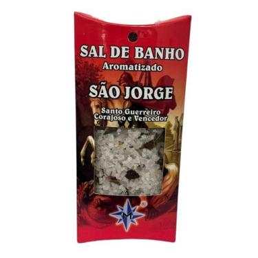 Imagem de Sal de Banho Aromatizado Hidro e Ofurô São Jorge 100 g - Mandala Esoté