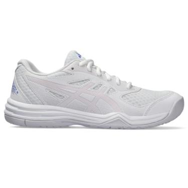 Imagem de ASICS Sapatos de Voleibol Upcourt 5 para Mulher, Branco/Cosmos, 10