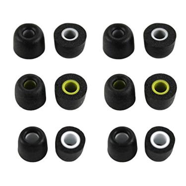 Imagem de Zotech 6 pares de fones de ouvido de substituição de espuma de memória, pontas auriculares para fones de ouvido esportivos JayBird BlueBuds X, X2 e X3 Bluetooth, S/M/L