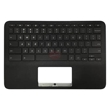 Imagem de Partsatoz Capa superior de apoio para as mãos para laptop com teclado dos EUA SEM substituição para touchpad HP Chromebook 11MK G9 EE (MediaTek) M44258-001 (NÃO 11 G9 EE TPN-Q256)
