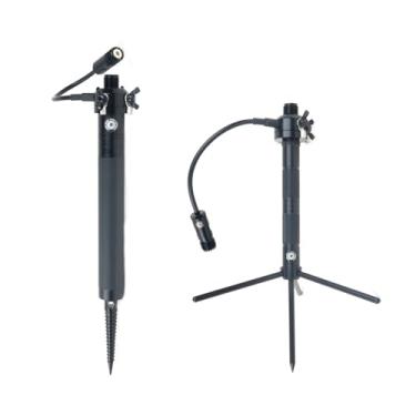 Imagem de Pacote GRA-GNT: Suporte de antena com ponta de torção manual, tripé minúsculo, montagem em poste, rádio amador de apartamento, 700 g, conector UHF