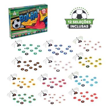 Imagem de Futebol De Botão Bolão 12 Times Seleções Mundial Gulliver - 0456
