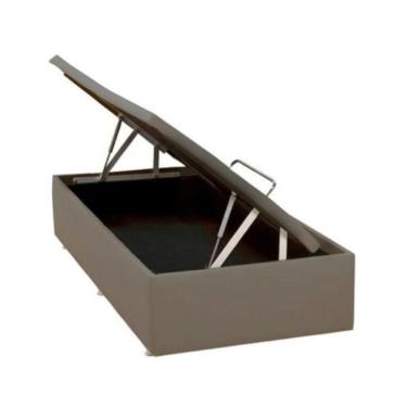 Imagem de Base Baú Camurça Bege Solteiro (88X188X39) - Ortobom