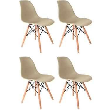 Imagem de Conjunto 4 Cadeiras Eames Eiffel Dkr Movescan Fendi