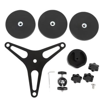 Imagem de Montagem Antena de Prato Starlinkmini, Montagem Magnética do Carro, ângulo Ajustável, Moldura de Metal Preto, Teto Compatível Com a Antena de Prato Forstarlink para Telhado RV