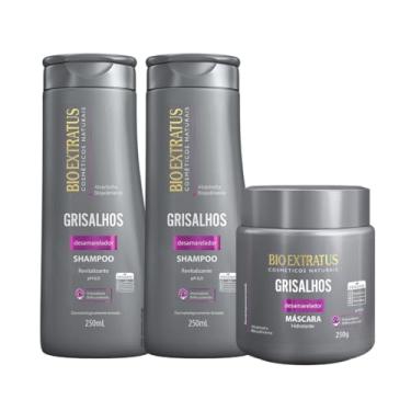 Imagem de Kit Bio Extratus Grisalhos 2x Shampoo 250ml e Máscara 250g