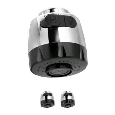 Imagem de 2un Bico arejador torneira 2 jatos encaixe adaptável - clink