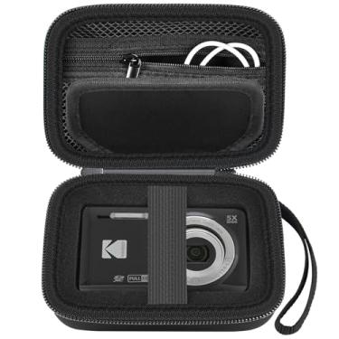 Imagem de PAIYULE Capa Para Câmera Digital Kodak Pixpro Fz55, 45, 53, 43, Wpz2, Também Camkory, Lecran, Vahoiald Vlogging Com Divisórias Armazenáveis Cartões De Memória - Somente Na Caixa