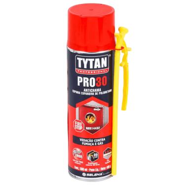 Imagem de Espuma Expansiva Poliuretano Anti Chama Pro 30 500ml/480g - Tytan