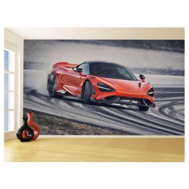 Imagem de Papel De Parede 3D Carro Mc Laren Pista Super 3,5M Car269 - Você Decor