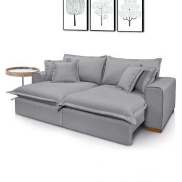 Imagem de Sofá Confortável Retrátil e Reclinável molas ensacadas no assento Teci