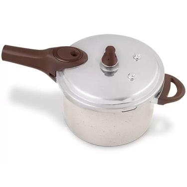 Imagem de Panela de Pressão Brinox 4,2L Bege Vanilla - Ceramic Indução