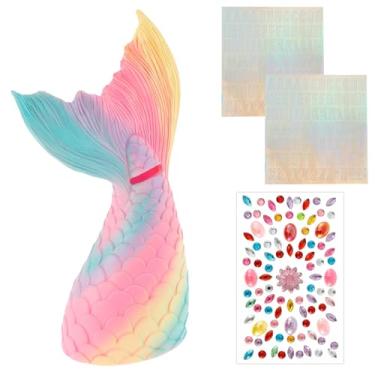 Imagem de ZLHETWT Cofrinho infantil, cofrinho sereia, rosa, 22,5 x 9 x 8 cm, vinil, unissex, infantil