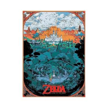Imagem de Zeldas Link Legend Videogame Pintura Em Tela Arte De Parede Para Quart