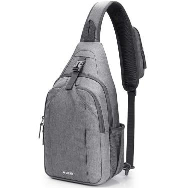 Imagem de Sling Bag G4Free RFID Blocking Sling Mochila cinza