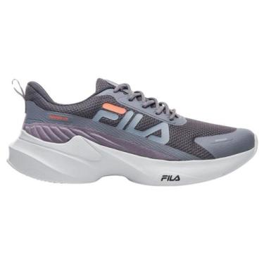 Imagem de Tênis fila progress lite masculino, Grafite laranja, 40