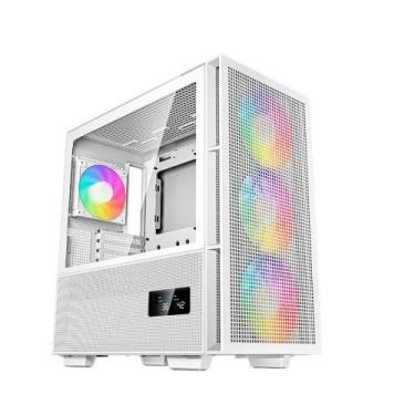 Imagem de Gabinete Gamer Deepcool CH560 DIGITAL WH Full Tower, E-ATX, Lateral em