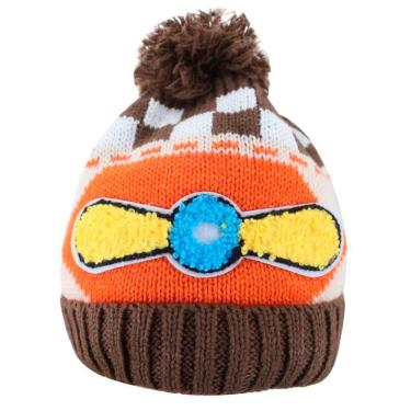 Imagem de Touca Gorro Infantil Marrom Aviador Colorida Tamanho Único