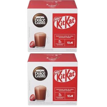 Imagem de Kit + 2 Cápsula D O L C E Gusto Kit Kat 10 Cápsulas