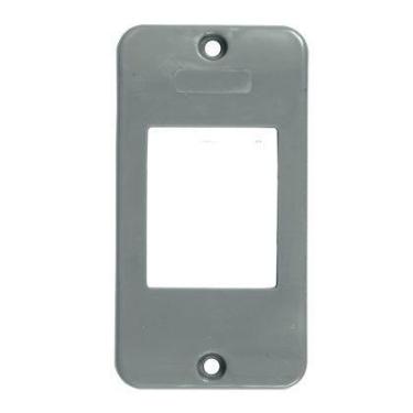 Imagem de Condulete-placa 3 teclas-cinza - INPOL