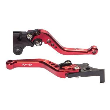 Imagem de Par Manete Esportivo Em Alumínio Anodizado Cb250f Twister Cg 150 - Sta