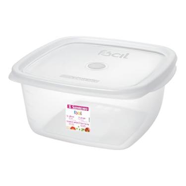 Imagem de Pote Plástico Sanremo para Alimentos, 1,9L, Transparente, Vai ao Freezer e Micro-ondas