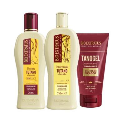 Imagem de Kit Bio Extratus Tutano Shampoo Condicionador e Gel Creme Fixador (3 p