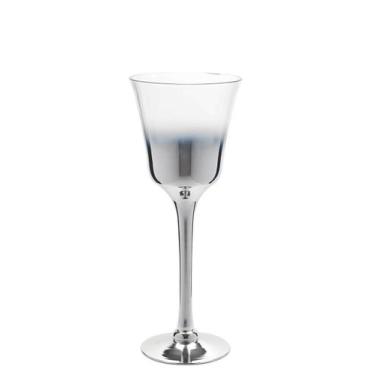 Imagem de Castiçal De Vidro Prata 40Cm - Baobei Int Co Ltd