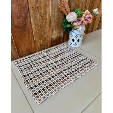 Imagem de Tapete Avulso Pequeno Zurich 67 x 46cm Tear Artesanal - Maria Croche V