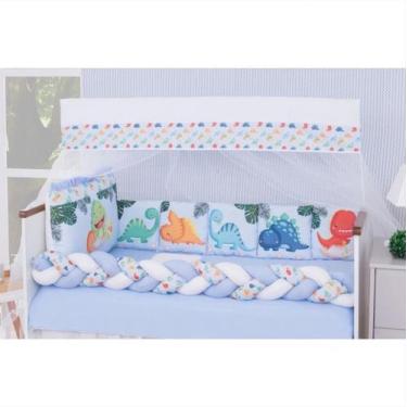 Imagem de Kit Berço Completo 13 Peças Estampas Modernas Bebê - Laika Enxovais, D