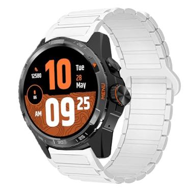 Imagem de Pulseira magnética esportiva esportiva de silicone magnético de 20 mm, 22 mm e 24 mm, compatível com Ticwatch Atlas, Pro 5 Enduro, Pro 5, Pro 3 Ultra BT/LTE, Pro, Pro S, Pro 4G, E2, S2, E3, GTH, C2,