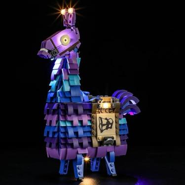 Imagem de GEAMENT LED Light Kit Compatible with Lego Supply Llama Building Blocks Model - Lighting Set for Fortnite 77071 (Model Set Not Included)