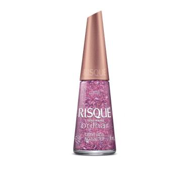 Imagem de Esmalte Risqué Livre para Brilhar Cravejada no Glitter 8ml