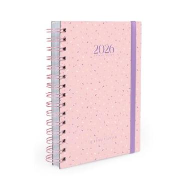 Imagem de Agenda Planner Diária 2026 Colors Sweet Confete Rosa
