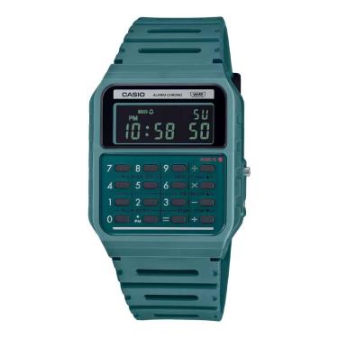 Imagem de Relógio Casio Data bank Edgy Verde Unissex CA-53WB-3BDF