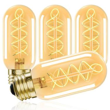 Imagem de Lâmpada LED Owilukie E26 6W 2200K 400lm Vintage Edison Amber
