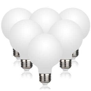 Imagem de Lâmpadas LED MEILUX G25 (G80) Globe 5W 4000K 500lm, pacote com 6