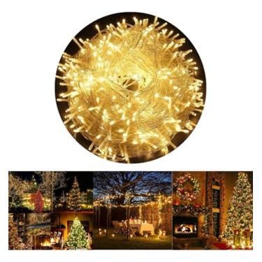 Imagem de Kit 3 Cordão Pisca Led Natal 300 Led 10 metros (30 metros ao todo) Decoração Interna 110v iluminação natal com conector