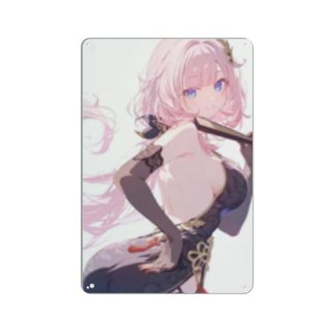 Imagem de Anime Sexy Bikini Hot Girl Pinup Girl Metal Tin Sign Wall Art Poster Decor for Home Bar Club Bedroom Bathroom Man Cave Otaku 20 x 30 cm, AN086