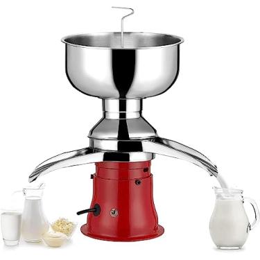 Imagem de Máquina de leite lácteo, separador centrífugo de leite, separador elétrico de creme 50L/H, máquina separada de aço inoxidável, para transformar leite cru ou integral em leite desnatado e creme