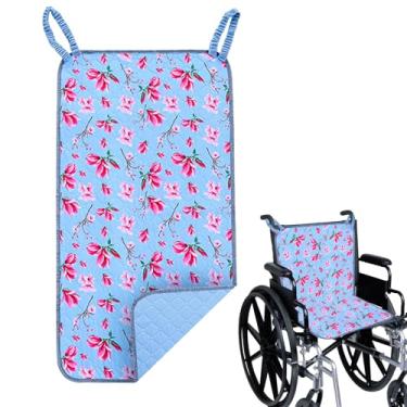 Imagem de JFHNMLW Almofadas de cadeira de rodas para incontinência altamente absorvente à prova d'água para idosos (azul celeste)