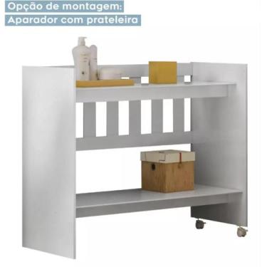 Imagem de Mini Berço Rubi 5 EM 1 Com Colchão e Suporte Mosquiteira MDF - B&A Ben