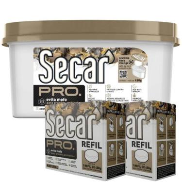 Imagem de Anti Mofo Reutilizável Container Pro 450G Com 2 Refil Extra - Secar