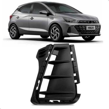 Imagem de Moldura Farol Milha Hb20 2023 Até 2024 Preto Sem Furo - SP ACESSÓRIOS,