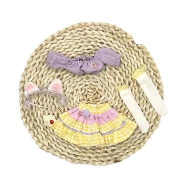 Imagem de Bonecas BJD De 30cm Conjunto Completo Roupas De Boneca Anime Olhos 3D 