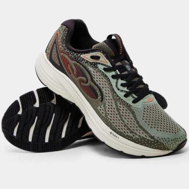 Imagem de Tênis Olympikus Challenger 5 Masculino - Verde e Amarelo, 41