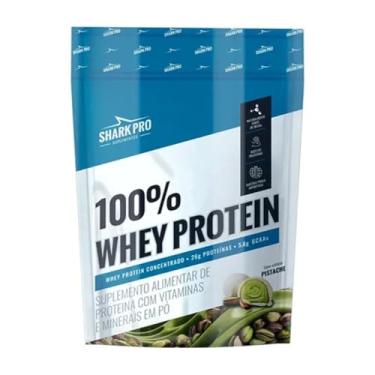 Imagem de 100% Whey Protein - 900g Refil Pistache - Shark Pro