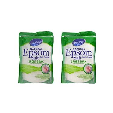 Imagem de Amoray Care Bath Crystals Natural Epsom Salt, You Choice Sport Soak; Lavanda; Mergulho para os pés; Camomilas ou Pacotes Sortidos (Sport Soak 2 unidades)