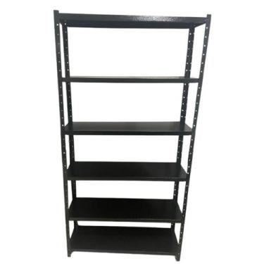 Imagem de Prateleira Em Aço Reforçado 90cm Com 6 Bandejas Preta - Vitromax